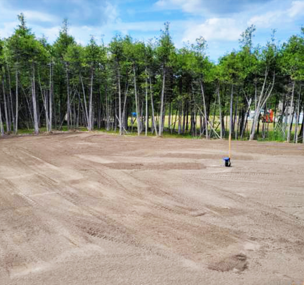 topsoil install grading
